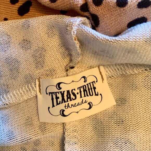 👖Texas True Threads Brooke 🐾 Leopard Hoodie, Pre-Owned, Sz XL 👢 - Picture 6 of 14